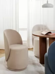 Westwing Collection Silla Tapizada En Terciopelo Zeyno