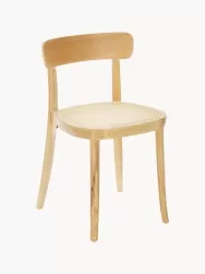 Westwing Collection Sillas De Madera Con Tejido Vienes Richie, 2 Uds.