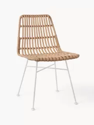 Westwing Collection Sillas De Ratan Costa, 2 Uds.
