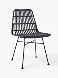 Westwing Collection Sillas De Ratan Costa, 2 Uds.