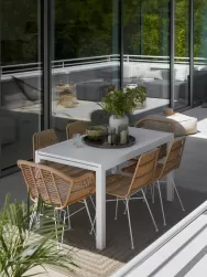 Westwing Collection Sillas De Ratan Costa, 2 Uds.