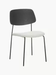 Westwing Collection Sillas Tapizadas Con Asiento Tapizado Nadja, 2 Uds.