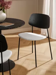 Westwing Collection Sillas Tapizadas Con Asiento Tapizado Nadja, 2 Uds.