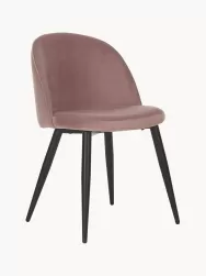 Westwing Collection Sillas Tapizadas En Terciopelo Amy, 2 Uds.