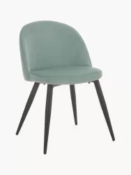 Westwing Collection Sillas Tapizadas En Terciopelo Amy, 2 Uds.