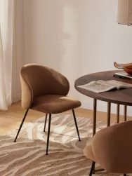 Westwing Collection Sillas Tapizadas En Terciopelo Luisa, 2 Uds.