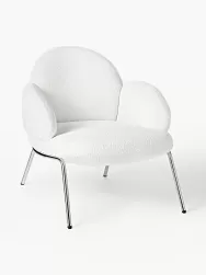 Westwing Collection Sillon Coctel En Tejido Boucle Luan