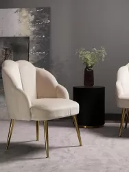Westwing Collection Sillon De Coctel De Terciopelo Helle