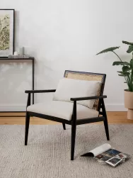 Westwing Collection Sillon De Madera De Abedul Maciza Manuell