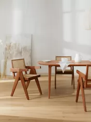 Westwing Collection Sillon De Ratan En Tejido Vienes Sissi