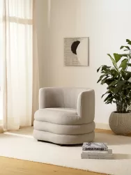 Westwing Collection Sillon En Tejido Boucle De Diseno Solomon
