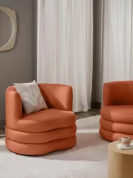 Westwing Collection Sillon En Tejido Boucle De Diseno Solomon