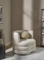 Westwing Collection Sillon En Tejido Boucle De Diseno Solomon