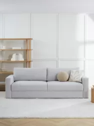 Westwing Collection Sofa Cama Tasha (3 Plazas), Con Espacio De Almacenamiento