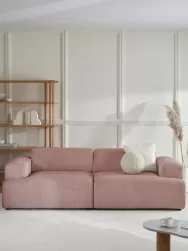 Westwing Collection Sofa De Pana Melva (3 Plazas)