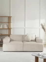 Westwing Collection Sofa De Pana Melva (2 Plazas)