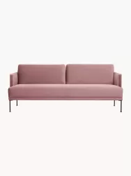 Westwing Collection Sofa De Terciopelo Fluente (3 Plazas)