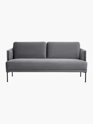 Westwing Collection Sofa De Terciopelo Fluente (2 Plazas)