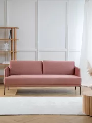 Westwing Collection Sofa De Terciopelo Fluente (2 Plazas)