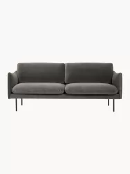 Westwing Collection Sofa De Terciopelo Moby (2 Plazas)