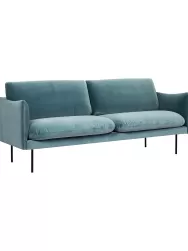 Westwing Collection Sofa De Terciopelo Moby (2 Plazas)