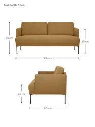 Westwing Collection Sofa Fluente (2 Plazas)