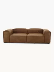 Westwing Collection Sofa Modular De Cuero Lennon (3 Plazas)