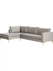Westwing Collection Sofa Rinconera De Terciopelo Luna