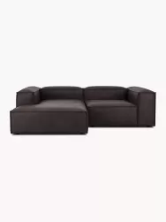 Westwing Collection Sofa Rinconera Modular De Cuero Reciclado Lennon