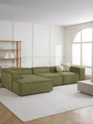 Westwing Collection Sofa Rinconera Modular De Pana Lennon