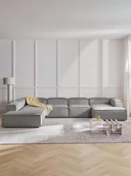 Westwing Collection Sofa Rinconera Modular De Pana Lennon