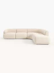 Westwing Collection Sofa Rinconera Modular En Tejido Boucle Sofia (4 Plazas)