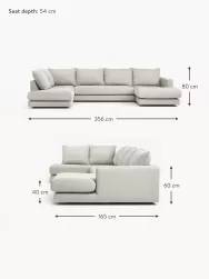 Westwing Collection Sofa Rinconera Tribeca
