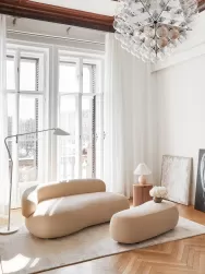 Westwing Collection Sofa Rinon Alba (2 Plazas)