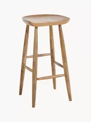 Westwing Collection Taburete Alto De Madera De Mango Nino