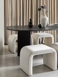 Westwing Collection Taburete De Terciopelo Penelope
