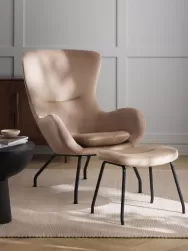 Westwing Collection Taburete De Terciopelo Wing
